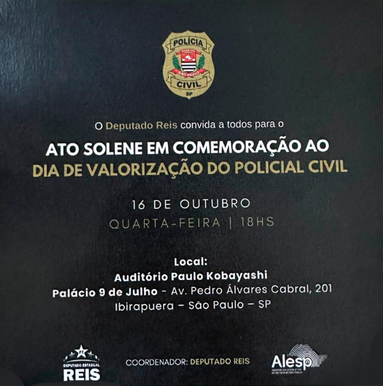 Dia de Valorização do Policial Civil