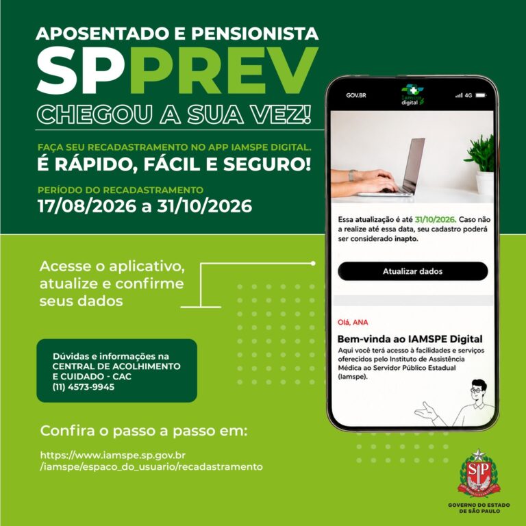 Tutorial Passo a Passo: Recadastramento Obrigatorio no Aplicativo IAMSPE Digital
